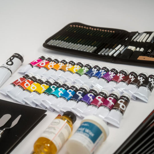 MILAN ART 'Mastery' Oil Paint & Drawing Kit