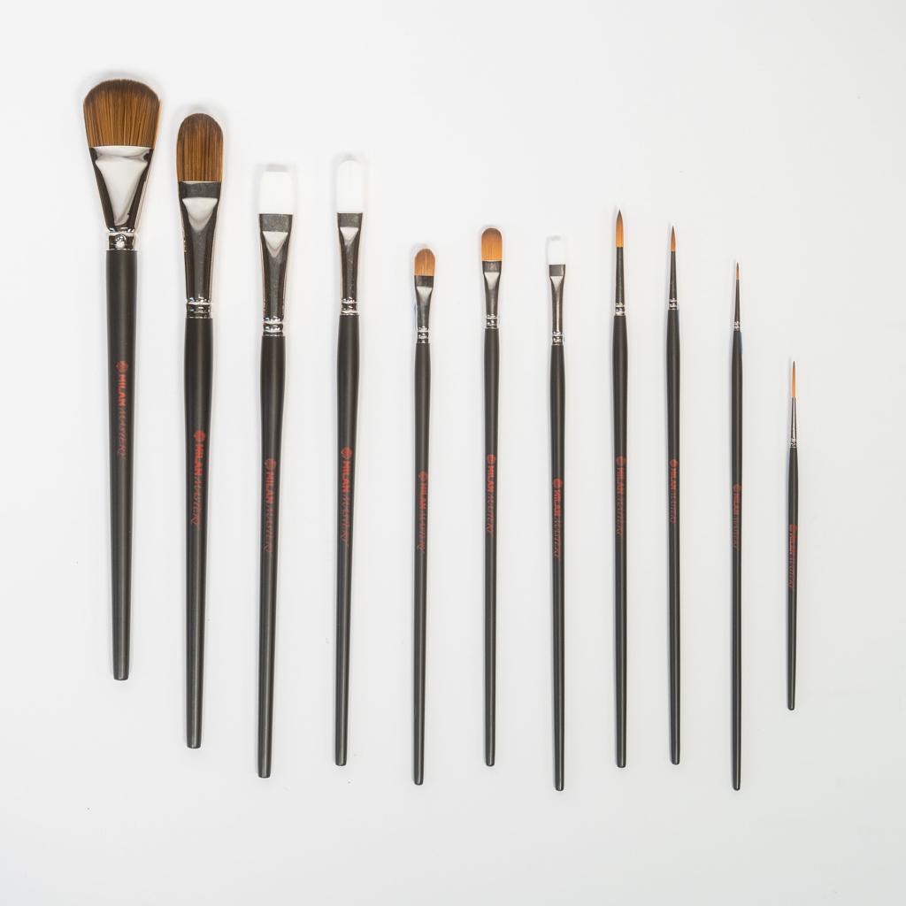 MILAN ART Mastery Brush Set Premium Brushes for all Skill Levels Milan Art Store