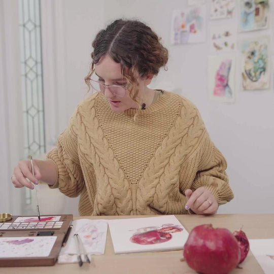 Milan Art Watercolor Easel &amp; Palette
