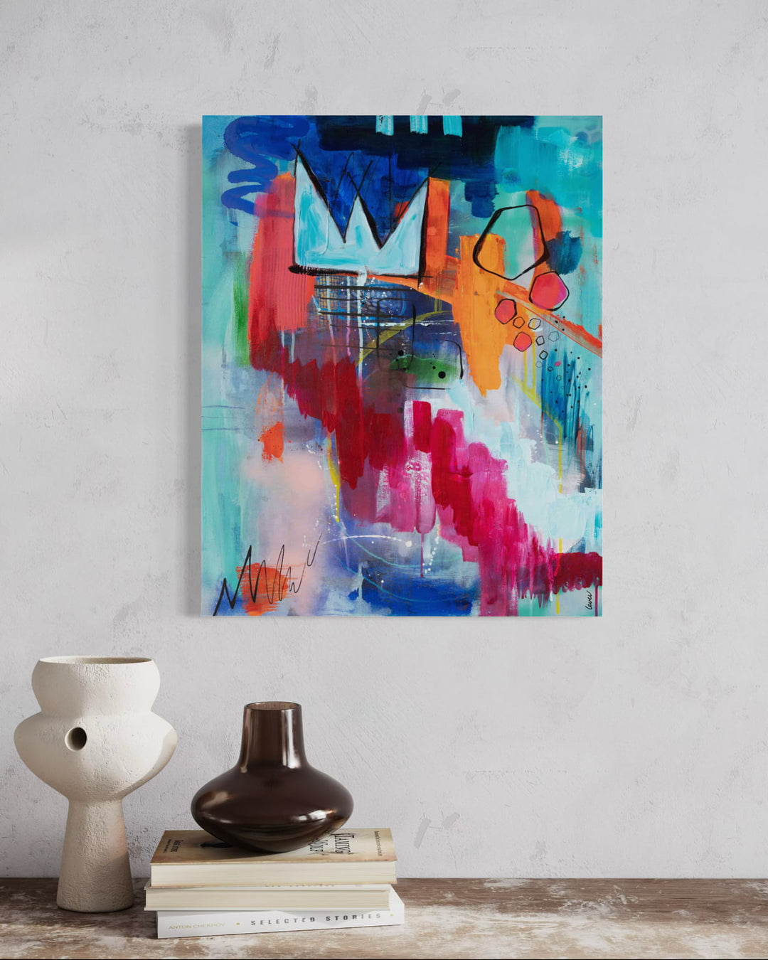 E5 Bianca Lever Abstract