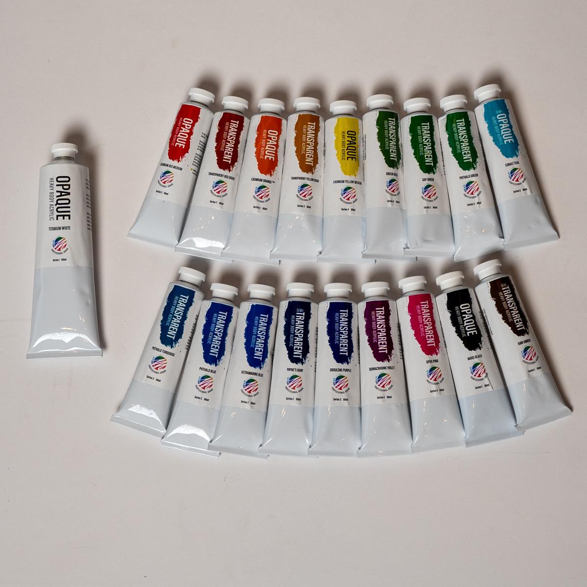 Milan Art Professional Acrylic Paint Colors Set Milan Art Store