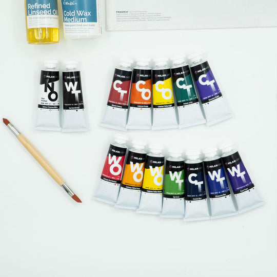 MILAN ART 'Oil Paint and Drawing Essentials' Kit