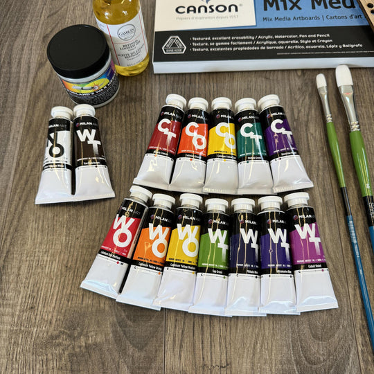 MILAN ART 'Oil and Drawing Essentials' Kit