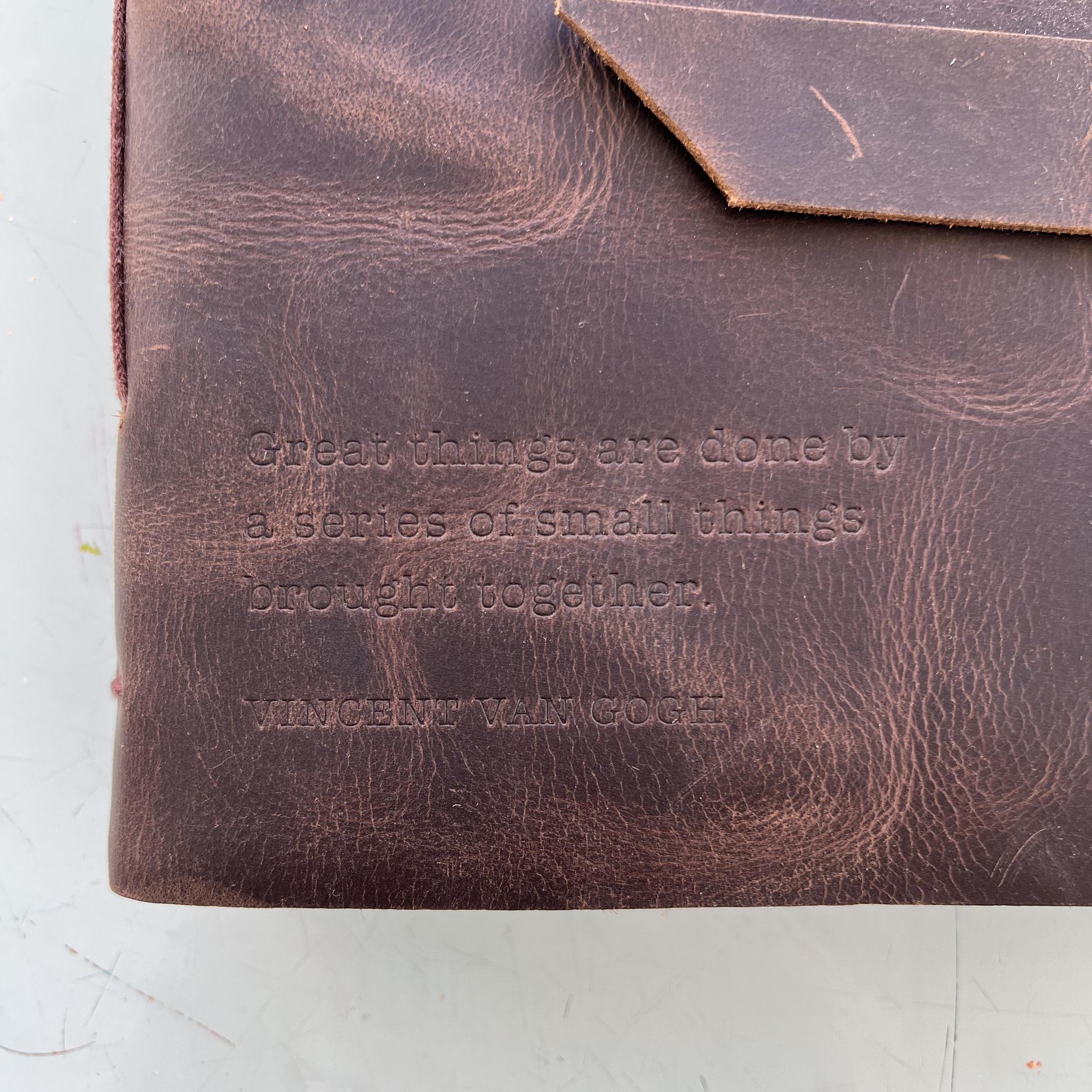 Sorrento Leather Sketch Book