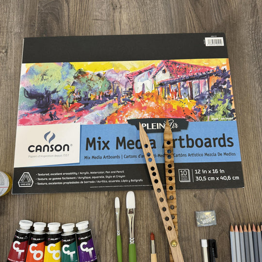 MILAN ART 'Oil and Drawing Essentials' Kit