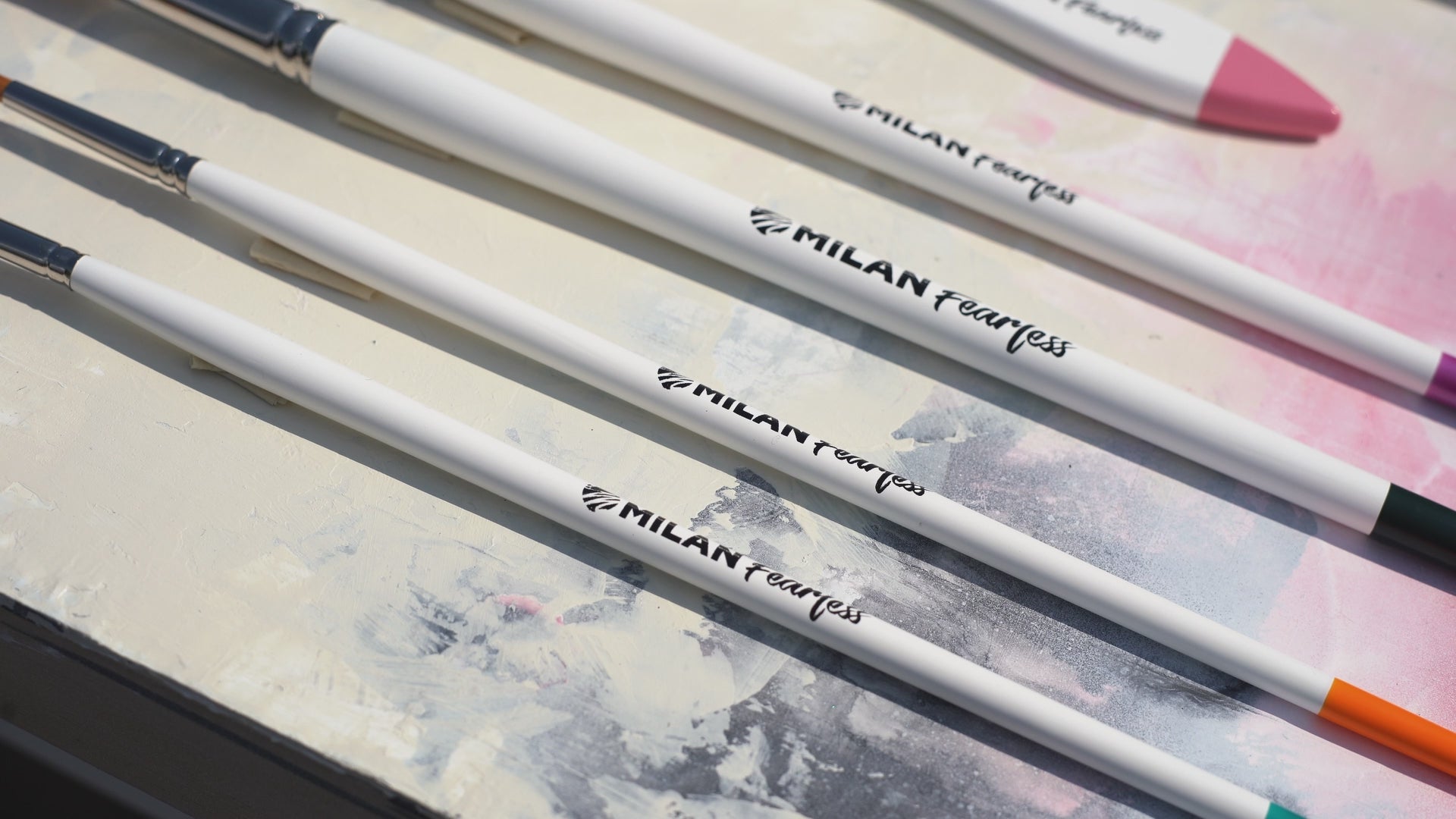 MILAN ART 'Fearless' Mixed Media Brush Set – Milan Art Store