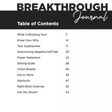 Load image into Gallery viewer, MILAN ART Breakthrough Journal - Print
